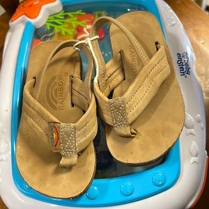 Rainbow sandals for baby in good condition
